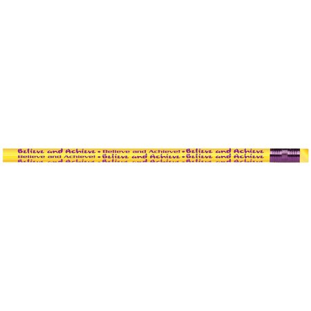 MOON PRODUCTS Believe and Achieve Pencil, PK144 52032